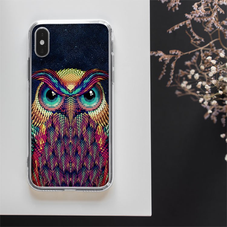 Ốp Lưng Design cú mèo nghệ thuật xếp giấy Iphone 7/7Plus/8/8Plus/X/Xs/Xs Max/11/11 Promax/12/12 Promax OWL20210134