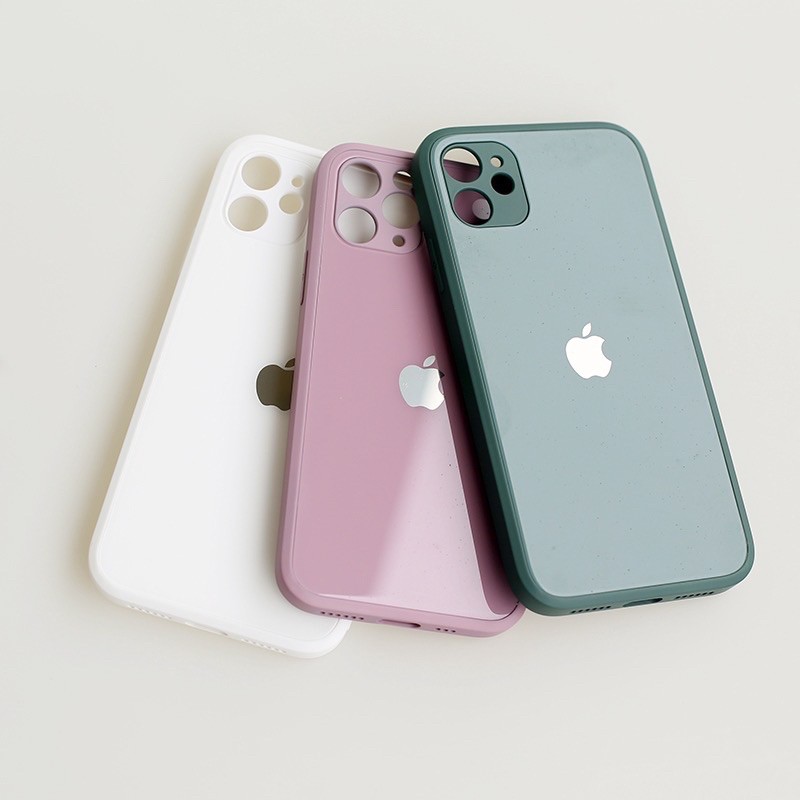 Ốp lưng iphone mặt kính cường lực 2 5/5s/6/6plus/6s/6splus/7/7plus/8/8plus/x/xr/xs/11/12/pro/max/plus/promax | BigBuy360 - bigbuy360.vn