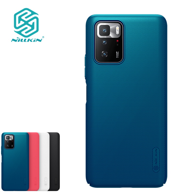 Ốp Điện Thoại Nillkin Bằng Pc Cứng Mặt Nhám Chống Sốc Cho Xiaomi Mi Poco X3 Gt Redmi Note 10 Pro 5g