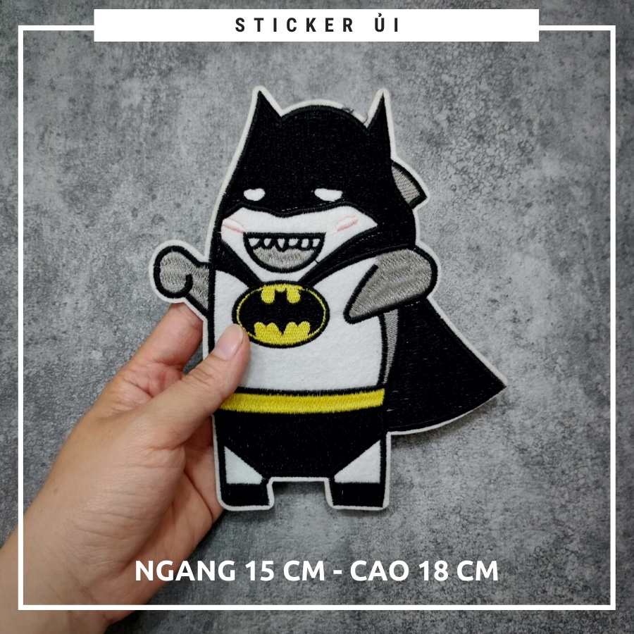 Sticker ủi áo Cao cấp - CÓ SẴN KEO ỦI - sticker vải dùng làm miếng vá áo, phụ kiện trang trí quần áo, balo, giày, nón