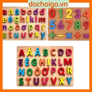 [Mã LIFEHOT55 giảm 10% đơn 99K] Bảng học chữ cái tiếng việt chữ nổi cho bé, bảng học gỗ vừa học vừa chơi dochoigo.vn