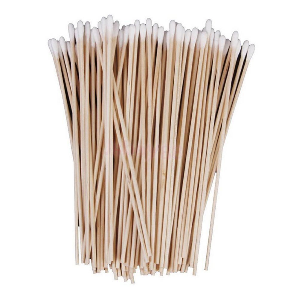 [Hàng mới về] Bộ 100 cái tăm bông y tế cán gỗ dài 6&quot;