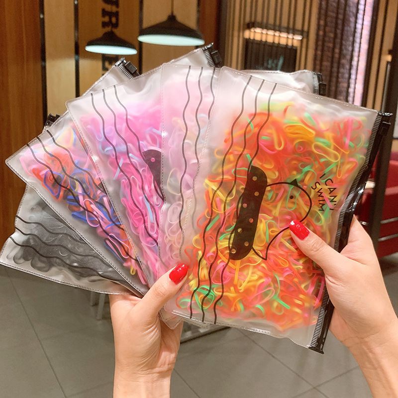 Set 500 Dây Chun Buộc Tóc Xinh Xắn Dành Cho Bé Gái