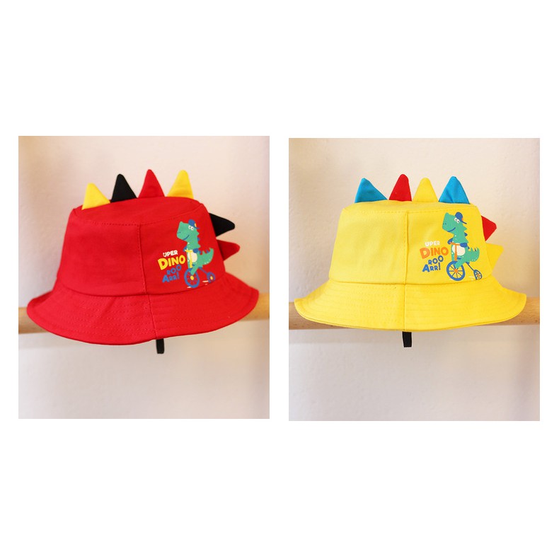 Mũ cho bé, Mũ  khủng long tai bèo ngộ nghĩnh cho bé 1-3 tuổi