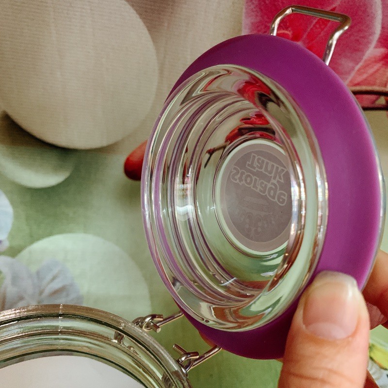 Hũ thuỷ tinh nắp gài inox Dlicsy cao cấp -Đủ size như hình