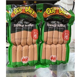 Xúc Xích Hong Khói Đức Việt Food Gói 500g(Nhận đơn qua Grab/NowShip)