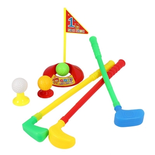 Bộ 3 Quả Bóng Golf Bằng Nhựa + 2 Tee + 3 Golf + Đồ Chơi Golf Cho Trẻ Em