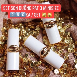 SET SON DƯỠNG PAT MINISIZE 3 THỎI (sẳn)