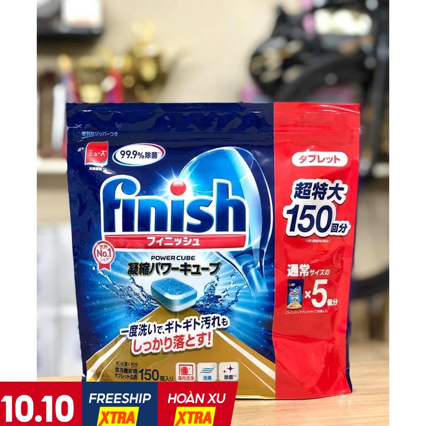 Viên rửa bát finish Nhật bản hộp 150 viên (Nk Đức )