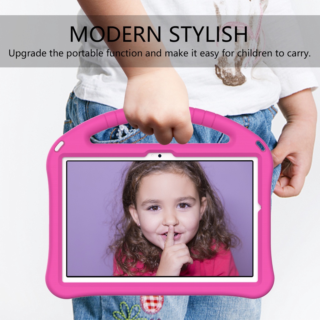Kids Safe Case Shockproof Eva Handle Tablet Cover case for Samsung Galaxy Tab A8 10.5 SM-X200 X205 X207 S8+ 12.4 SM-X800 X806 S7 FE 12.4 SM-T730 T736 A7 Lite 8.7 SM-T220 T225 2021 S7 + plus SM-T970 T975 T976 2020