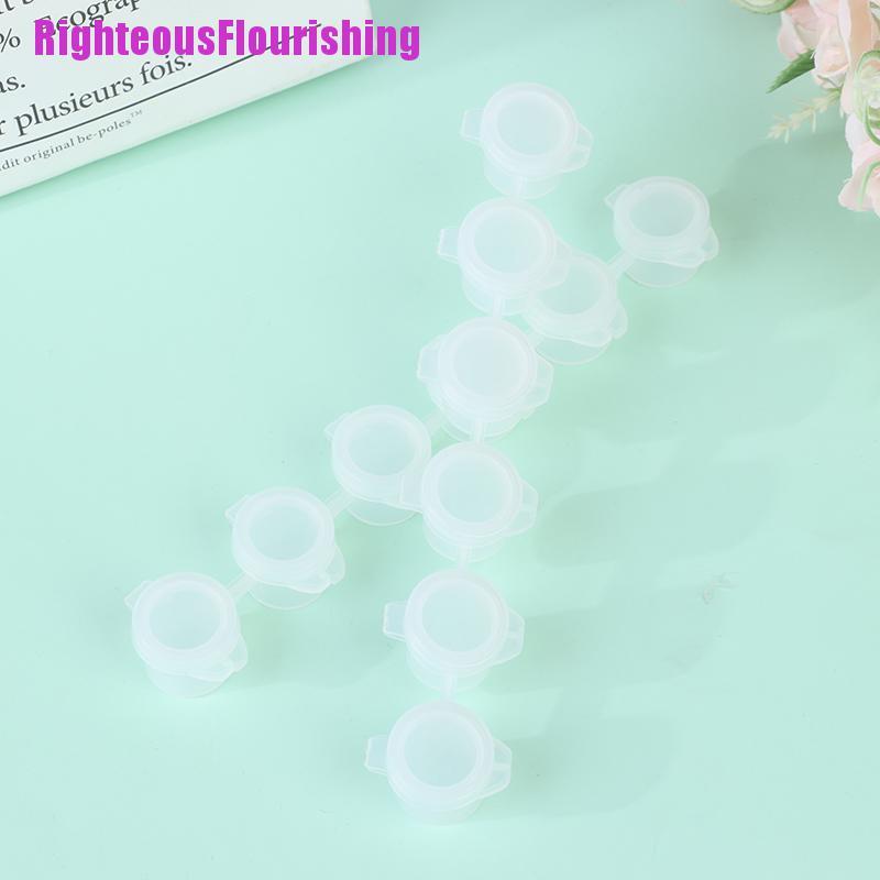 Set 5 Hộp Đựng Màu Nước + + 5 Lọ Màu + 6 Khớp 3ml Cho Vẽ Tranh