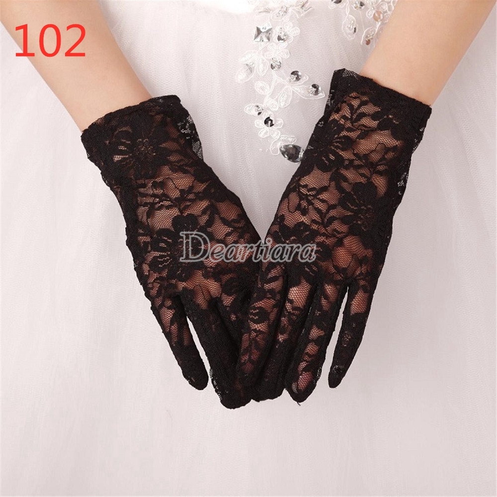 Bride Wedding Long Gloves Lace Gloves dress Accessories Short Gloves