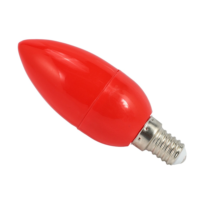 Bóng Đèn LED E14 Hình Nến Thần Tài Tiết Kiệm Năng Lượng