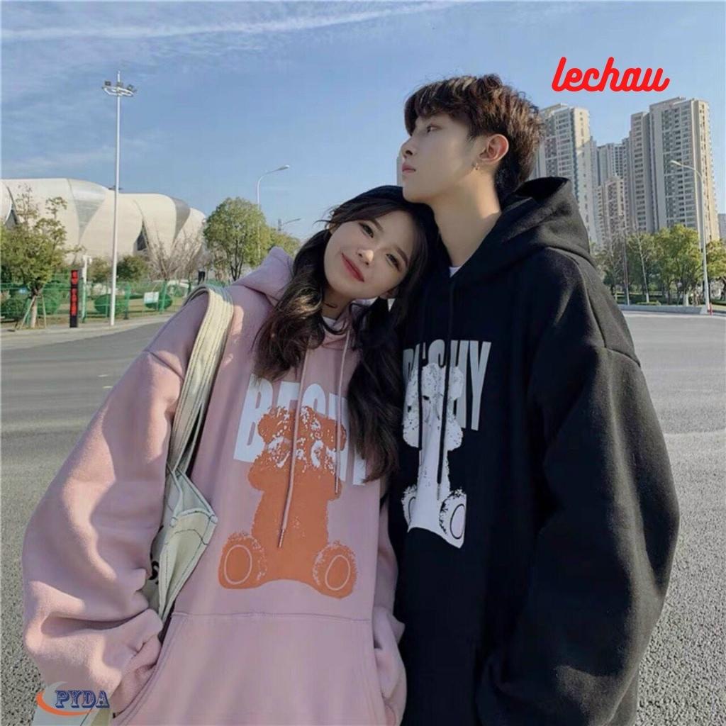 Áo hoodie unisex form rộng AHD05 LECHAU streetstyle nam nữ ulzzang hottrend vải nỉ mềm mịn rẻ đẹp