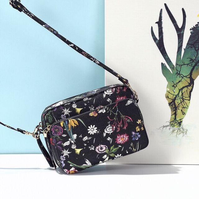 Túi đeo chéo hoa Maurices xuất auth