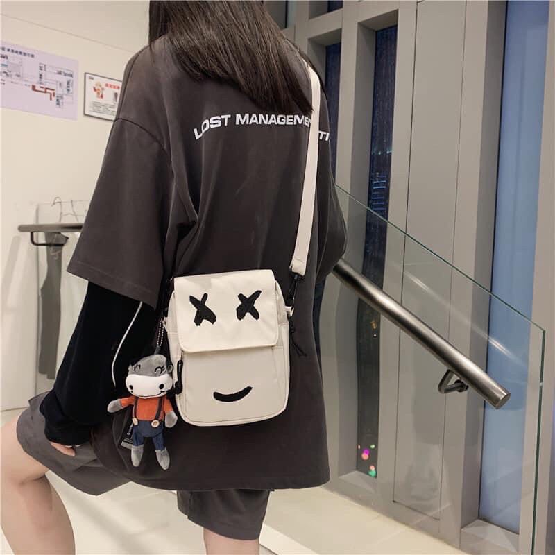 Túi Chéo Logo Mặt Cười