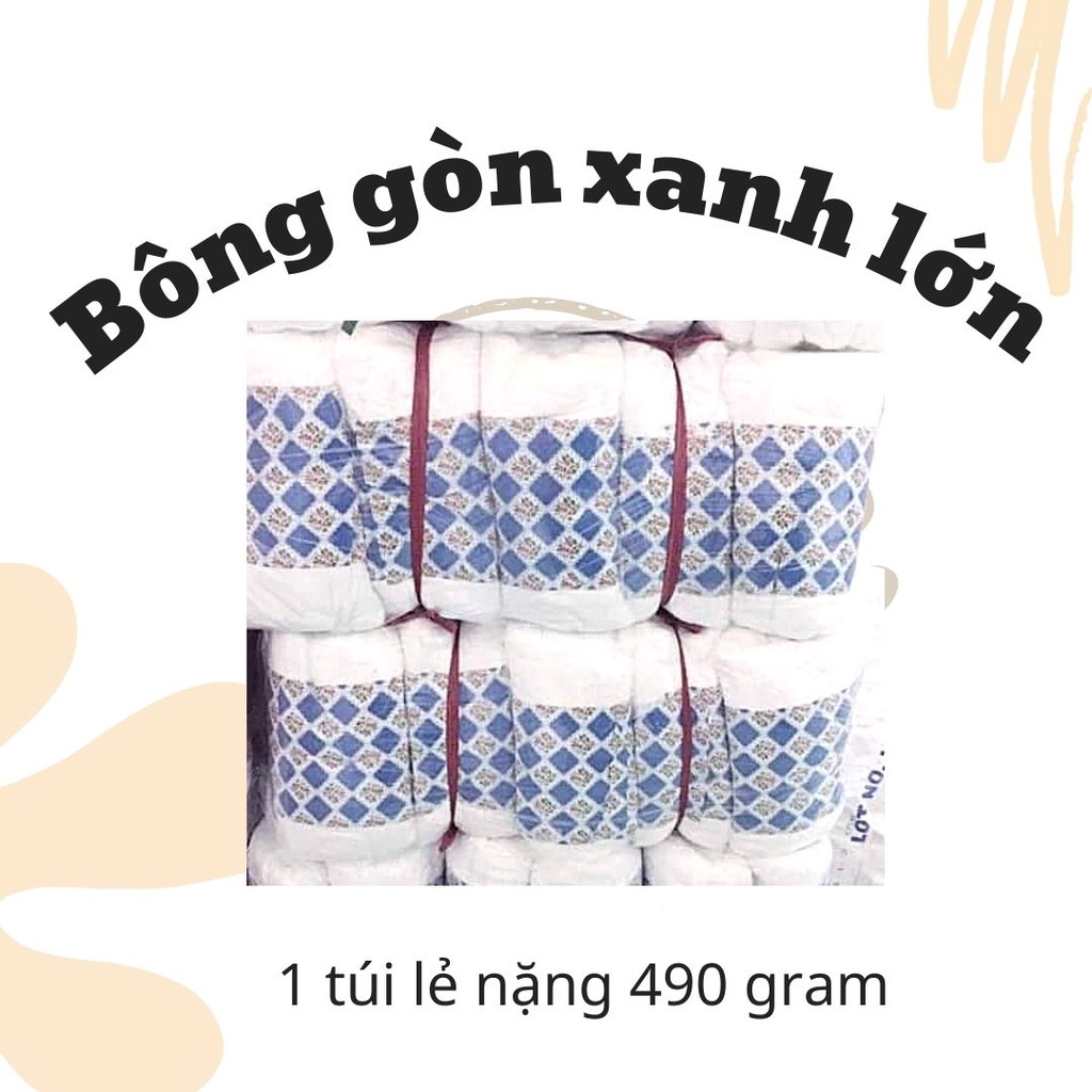Bông gòn thấm hút nước, lau chùi khung in, trang trí tiệc, gói hoa, cây kiểng