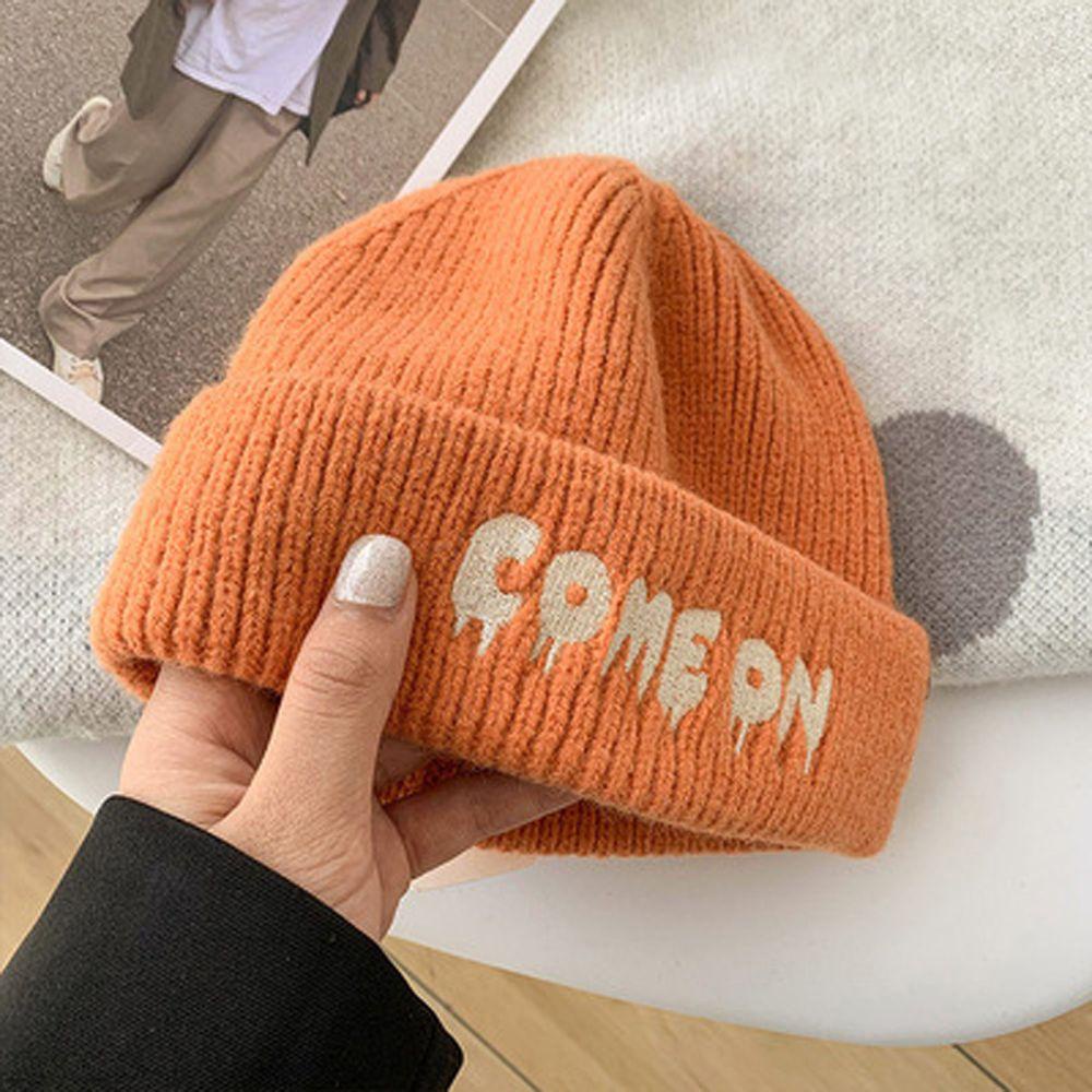Mũ Len Beanie In Chữ Phong Cách Đường Phố Cá Tính Cho Nữ