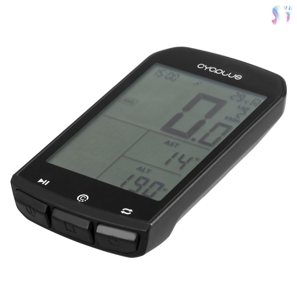 Đồng Hồ Tốc Độ Không Dây Thông Minh GPS BT 4.0 Có Đèn Nền IPX6 Dành Cho Xe Đạp