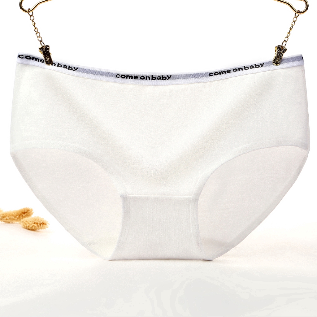 Quần lót cotton mềm in chữ phong cách trẻ trung thời trang cho nữ | BigBuy360 - bigbuy360.vn