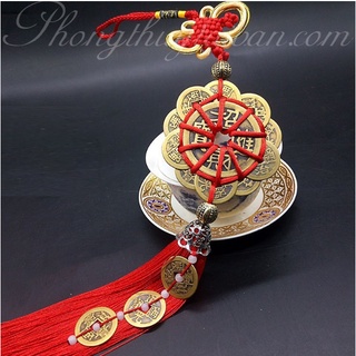 Dây xu Hoa Mai Thập Toàn Tam Đế(pháp bảo chiêu tài,trừ khí..)