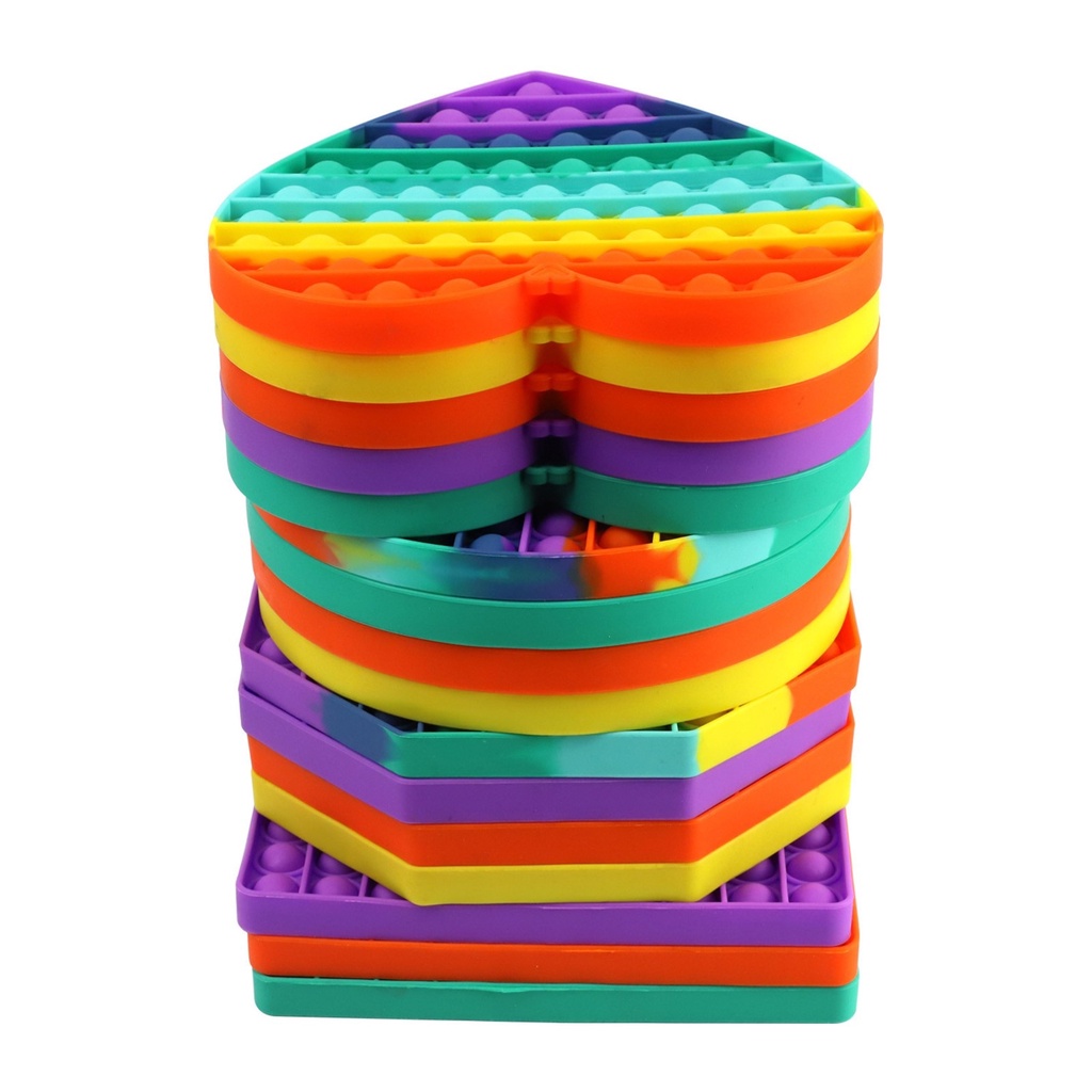 Đồ chơi nhấn bong bóng khí giải tỏa căng thẳng kích thước 7.8inch vui nhộn