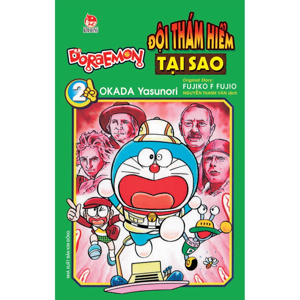 Truyện tranh Doraemon - Đội thám hiểm tại sao - Lẻ tập 1 2 - NXB Kim Đồng - Fujiko F Fujio