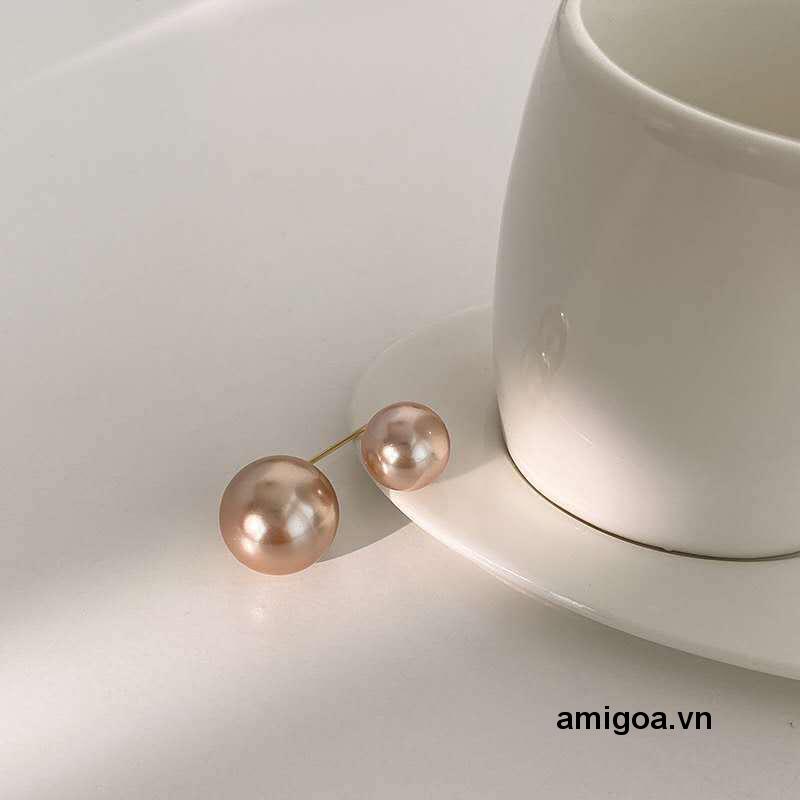 ✨✨TRÂM KẸP GHIM CÀI CỔ ÁO ĐÍNH HẠT NGỌC TRAI NHÂN TẠO TRẮNG ĐEN