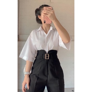 Quần Tây lưng cao dáng dài baggy mã 14