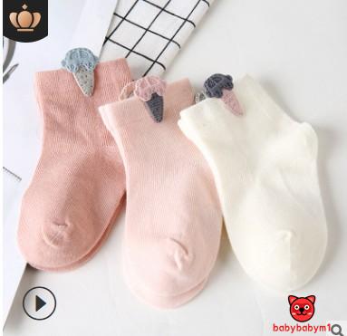 Tất Cotton Giữ Ấm Đáng Yêu Cho Bé Gái