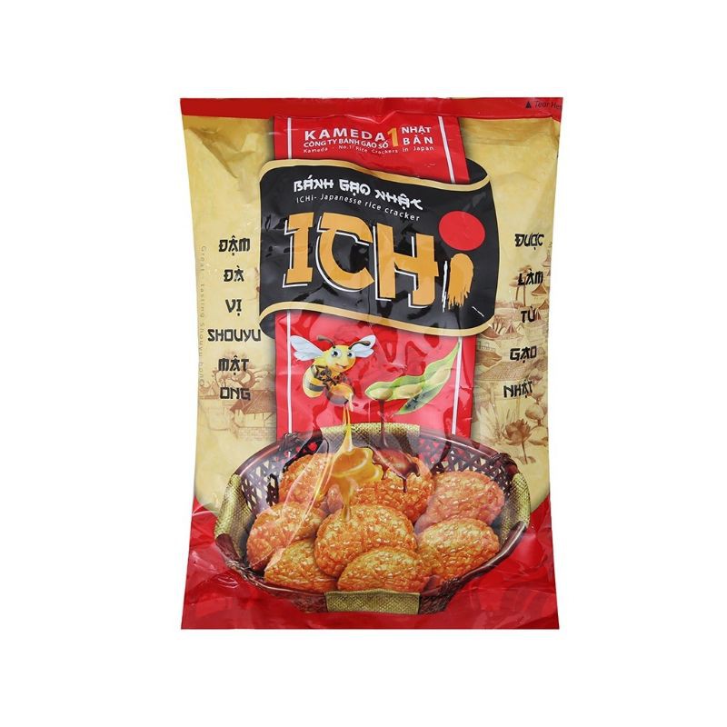 ⚡Loại ngon⚡ Bánh gạo Nhật vị Shouyu mật ong Ichi gói 100g/180g