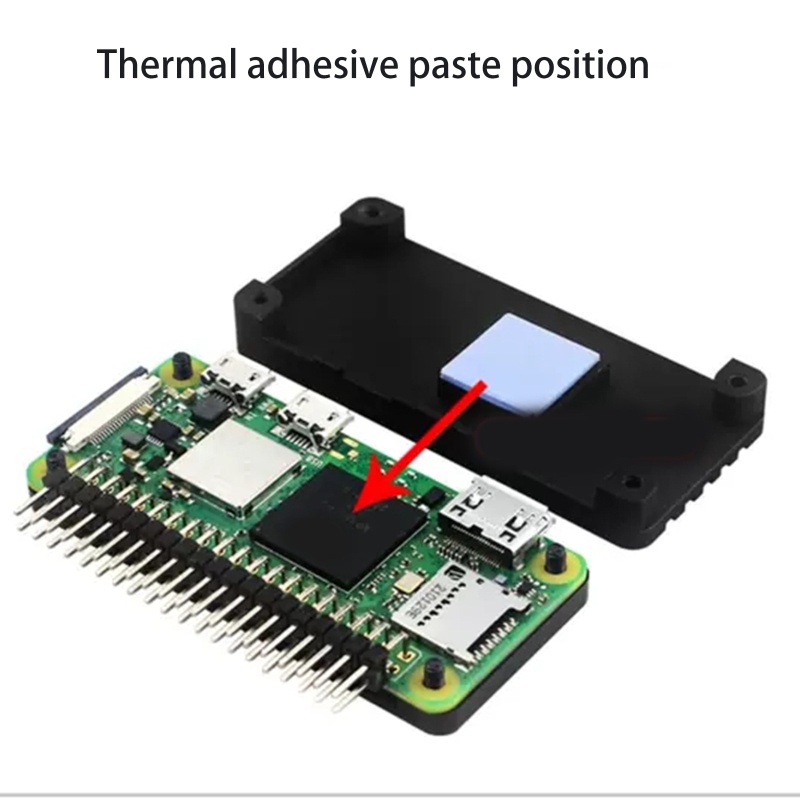 Vỏ hợp kim nhôm bảo vệ tản nhiệt cho Raspberry Pi Zero 2 W