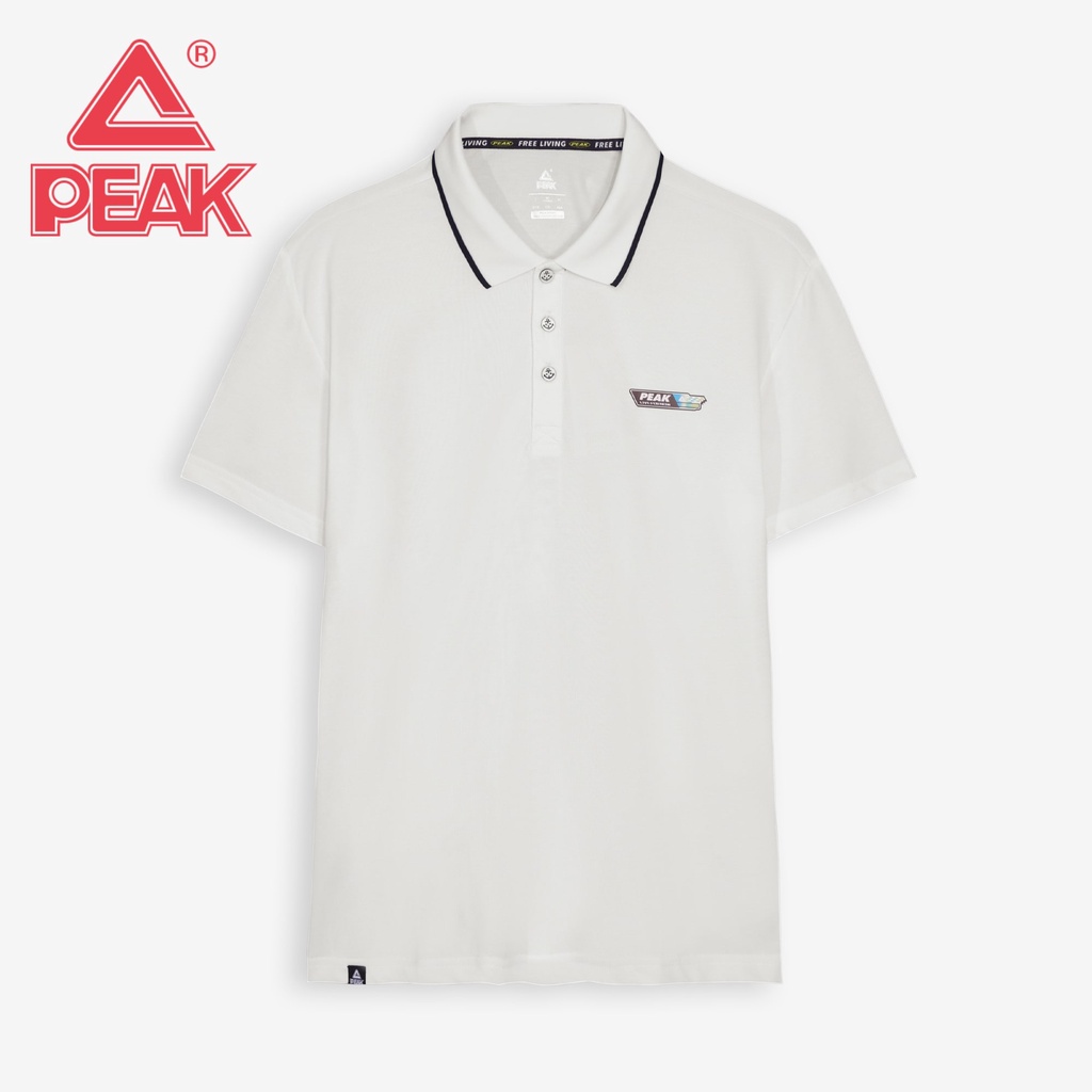Áo Thun Polo Nam Thể Thao Có Cổ Chính Hãng Cao Cấp PEAK FR6222041
