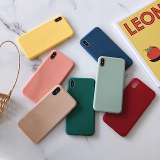 [ FREESHIP TỪ 50K TOÀN QUỐC ] Ốp lưng Iphone trơn màu không logo 2