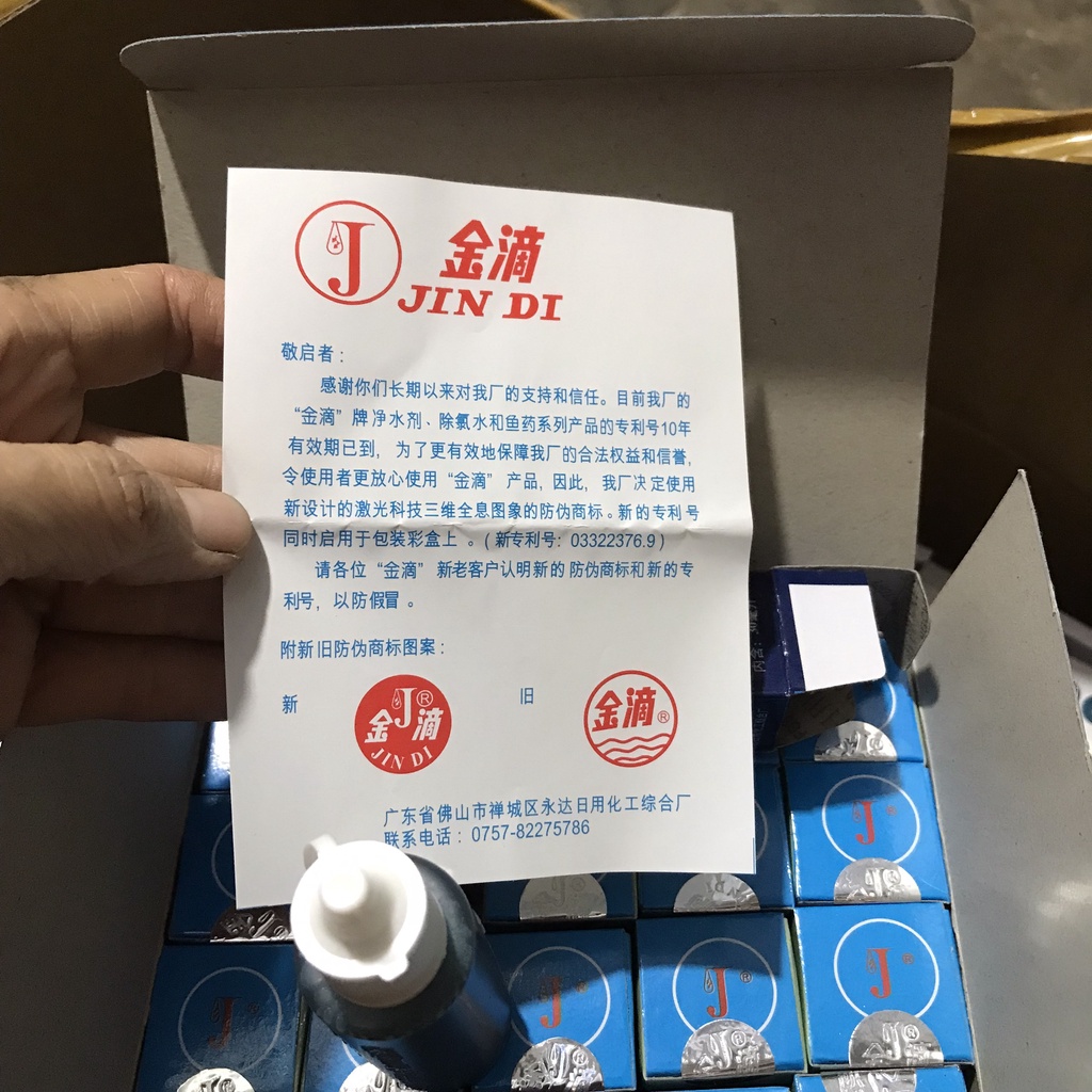 Dung Dịch Làm Trong Nước Nhanh Jindi