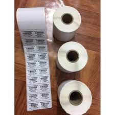 Giấy decal in mã vạch 2 tem , Decal nhiệt 35x22 70x22 72x22