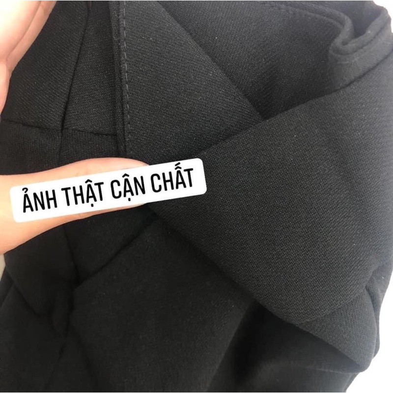 Quần Ống Suông Culottes [CHẤT TUYẾT MƯA Ảnh Cận Chất] Quần Ống Rộng Lưng Cao