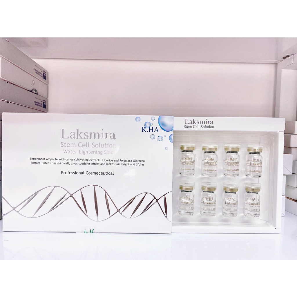 Laksmira Stem Cell Solution - Tinh Chất Dưỡng Da Tế Bào Gốc Full Hộp 10 Lọ