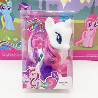 mô hình ngựa pony niều màu siêu xinh - Pony Hoạt Hình Phát Đèn Và Âm Thanh Cho Bé