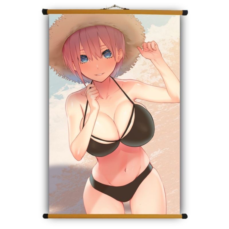 Poster Vải Nakano Ichika Anime GoToubun no Hanayome