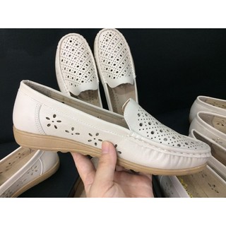 [XẢ HÀNG] Giày Moca lỗ đi mùa hè K50 A - ảnh thật