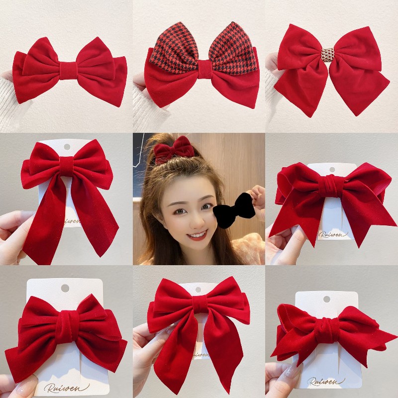 (MớI) Kẹp TóC HìNh Nơ Xinh XắN