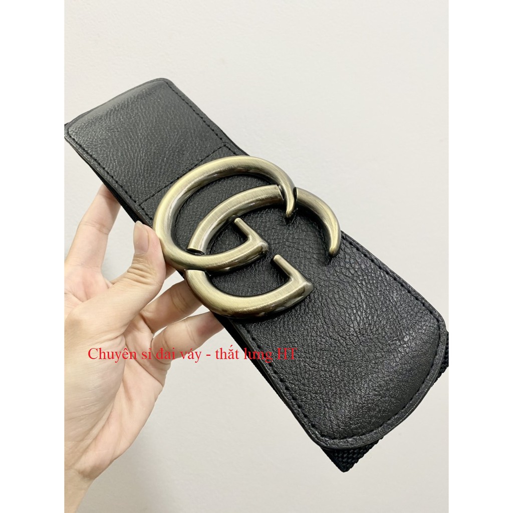 Đai váy chữ G ĐỒNG hot bản to 8cm