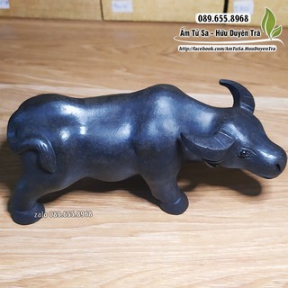 Đạo cụ bàn trà bằng tử sa - trâu tài lộc - pha trà, trà đạo - chuyên trà ô long, trà thái nguyên