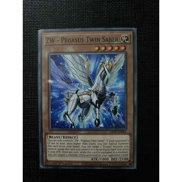 Thẻ bài ZW-Pegasus Twin Saber-LIOV-EN001