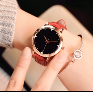 Đồng Hồ Nữ Elly Dây Da