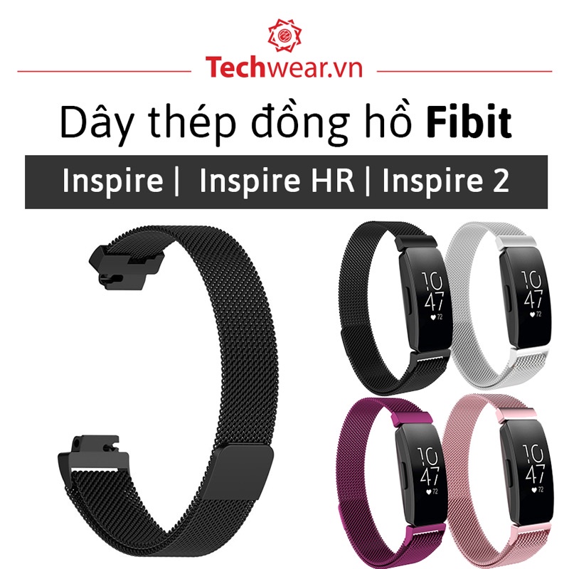 Quai thép lưới cho Fitbit Inspire HR/ Fitbit Inspire
