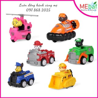 Đồ chơi mô hình biệt đội 4 chú chó cứu hộ parking lot