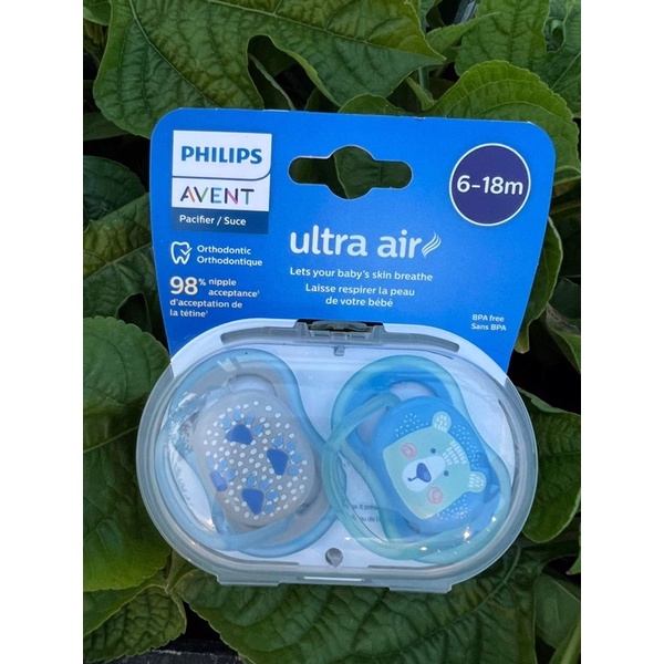 Ti ngậm Philips Avent Ultra Air 0-6m ; 6-18m; 18-30m