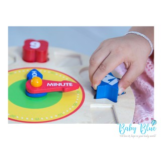 Đồng hồ gỗ lắp ghép